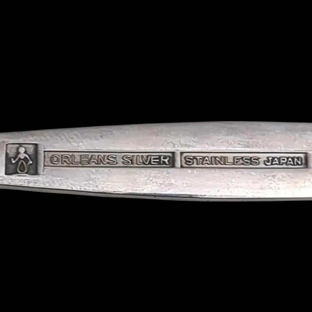 Lot 4 Vintage Orleans Silver - ORL8 - Stainless Japan - Place/Oval Soup Spoon